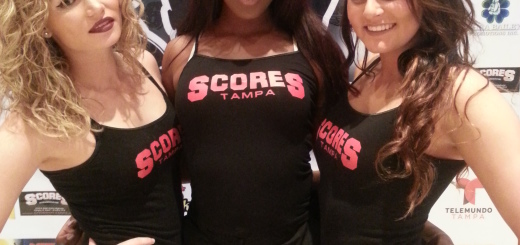 Boxeo Telemundo and Scores Tampa Ring Card girls